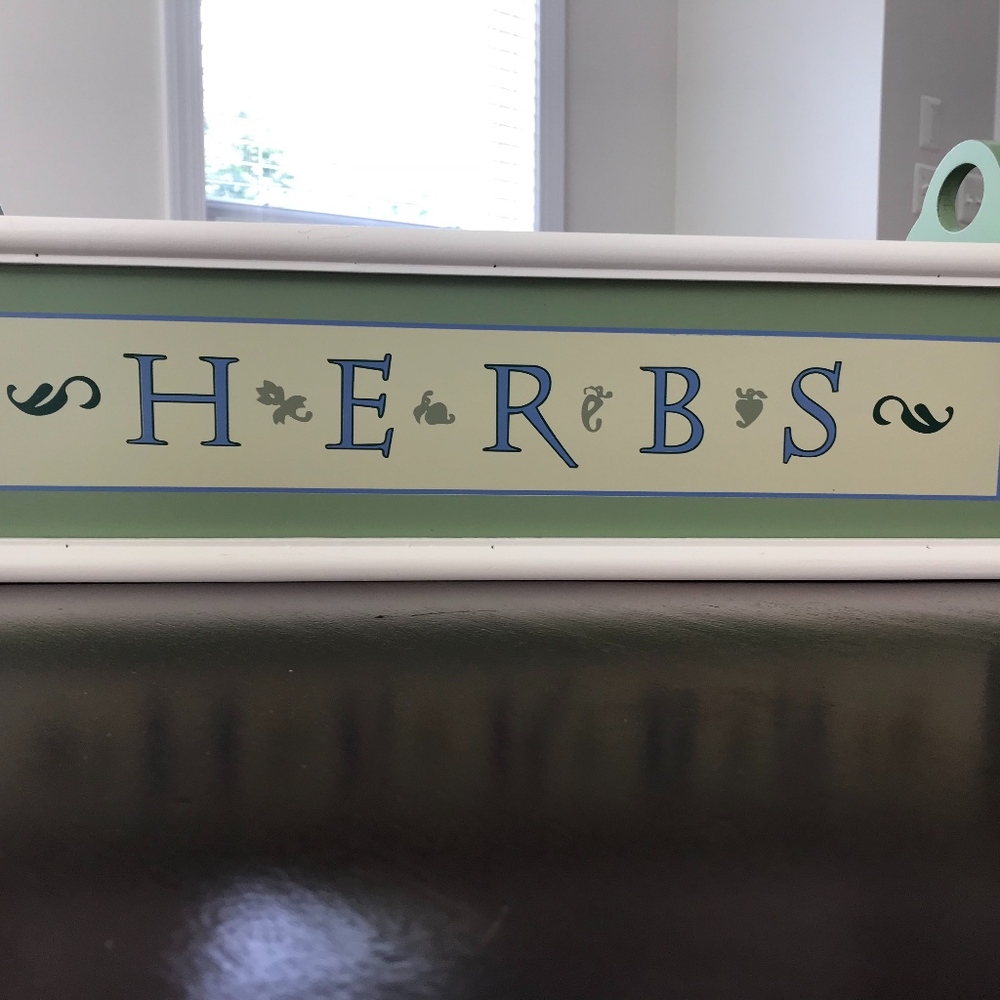 Solid Wood indoor Herb Planter by WhiteFlower Farm